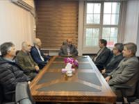 نشست رييس پژوهشکده آبزی‌پروری آبهای داخلی با مسئولان اداره کل شیلات