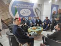 بازدید رئیس پژوهشکده آبزی پروری از نهمین نمایشگاه بین‌المللی شیلات