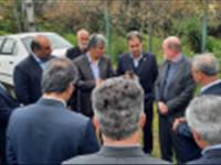 همراهی پژوهشکده آبزی پروری  با ریاست سازمان تات و دیدار با نماینده شهرستان لنگرود
