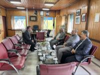 بازدید ریاست  و قائم‌مقام مؤسسه تحقیقات علوم شیلاتی کشور از پژوهشکده آبزی‌پروری آبهای داخلی کشور