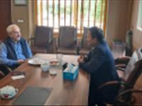 بازدید و نشست رئیس پژوهشکده بامدیرعامل  اتحادیه پرورش‌دهندگان ماهیان گرمابی و تعاونی ۱۲ استان گیلان